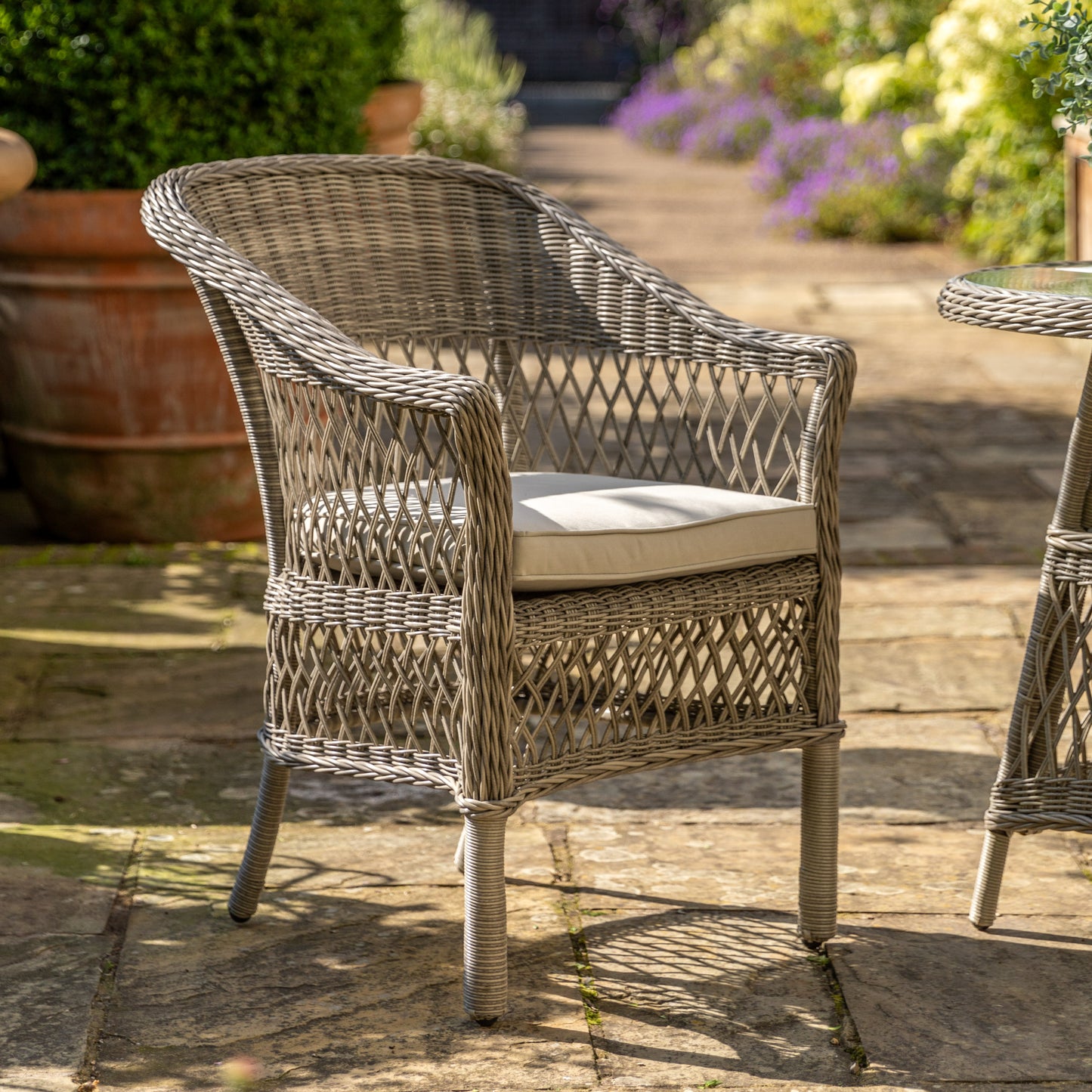 Gallery Garden Menton Bistro Set in Stone