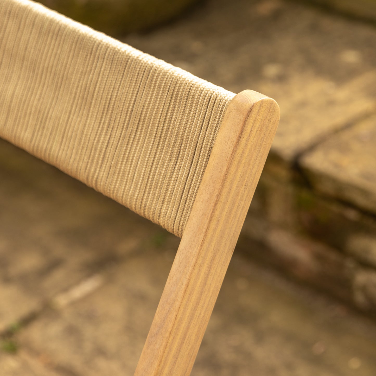 Gallery Garden Lindos Folding Dining Set in Natural