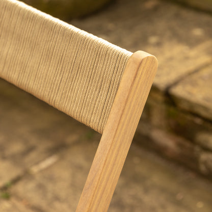 Gallery Garden Lindos Folding Dining Set in Natural