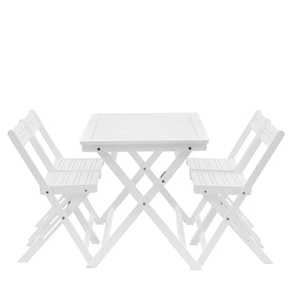 Gallery Garden Lindos Foldaway Dining Set in White