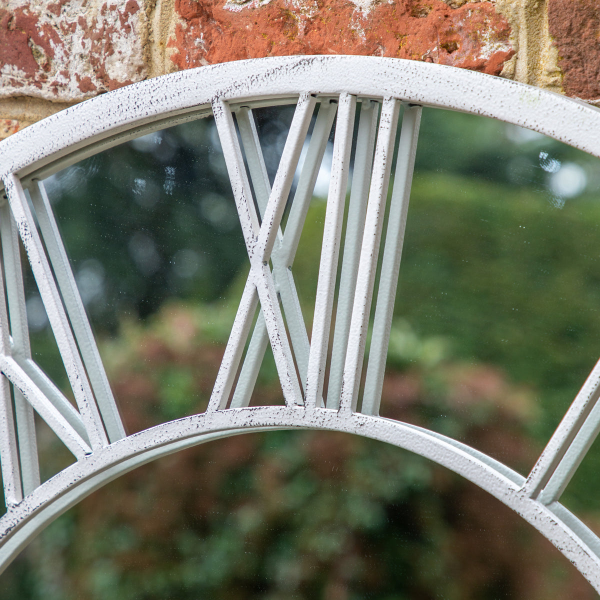 Gallery Direct Longfield Outdoor Mirror Distressed White - image 3