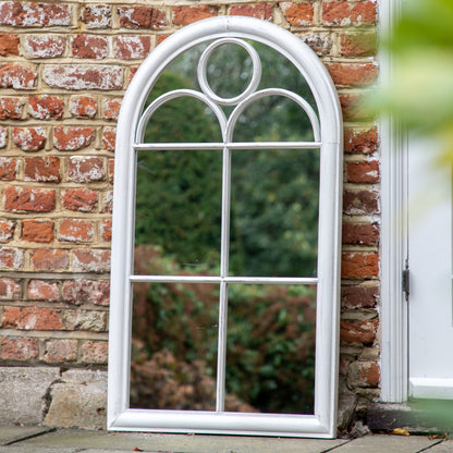 Gallery Direct Nurstead Outdoor Mirror White - image 1