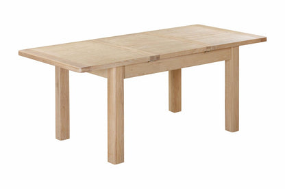 Papaya Foxington solid oak 140cm-200cm Butterfly Extending Dining Table seating 6-8 people