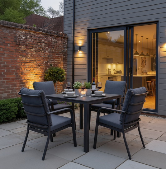 Royal Garden Cordoba 4 Seat Square Dining Set