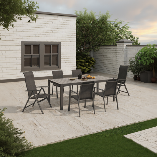 Royal Garden Catala 6 Seat Mixed Dining Set