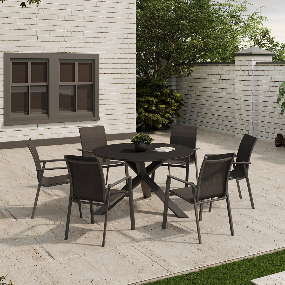 Royal Garden Catala 6 Seat Round Dining Set