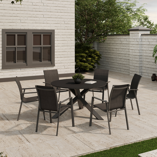 Royal Garden Catala 6 Seat Round Dining Set