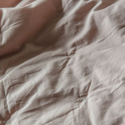 Gallery Direct Cotton Stitch Bedspread White Blush - image 3
