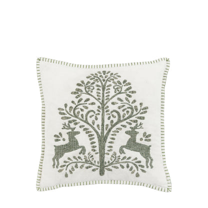 Gallery Direct Woodland Tree Scene Embroidered Cushion Poly Filled - image 2
