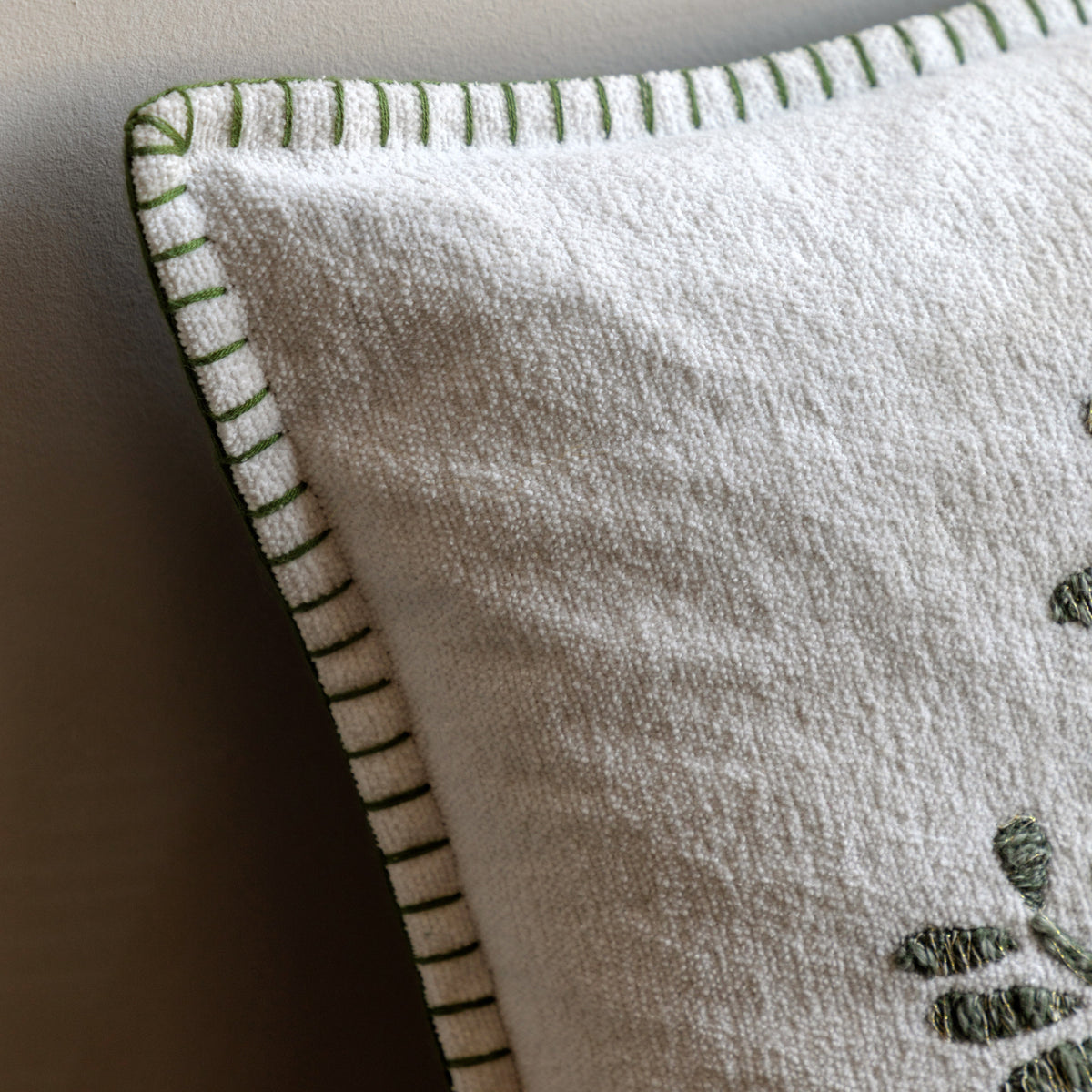 Gallery Direct Woodland Tree Scene Embroidered Cushion Poly Filled - image 4