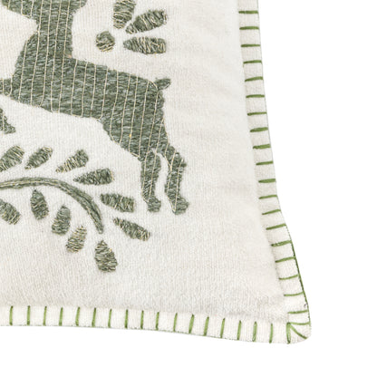 Gallery Direct Woodland Tree Scene Embroidered Cushion Poly Filled - image 6