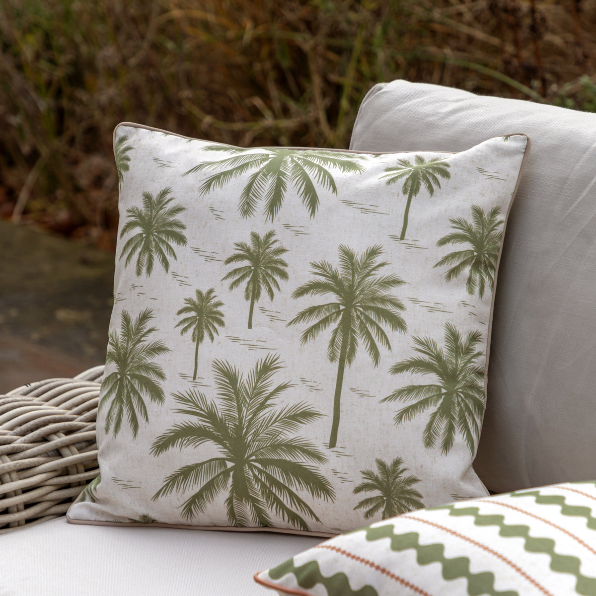 Gallery Direct Solrise Cushion Olive Poly Filled - image 1
