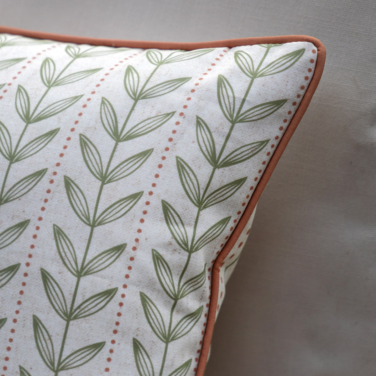 Gallery Direct Aurelian Cushion Olive Poly Filled - image 3