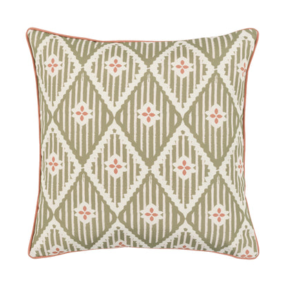 Gallery Direct Oasis Cushion Olive Poly Filled - image 1