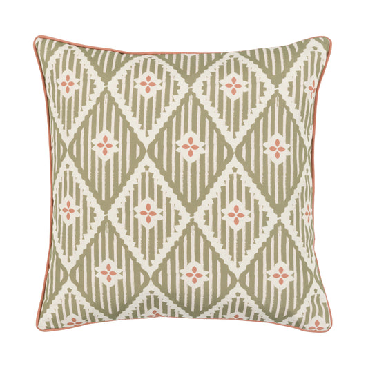 Gallery Direct Oasis Cushion Olive Poly Filled - image 1