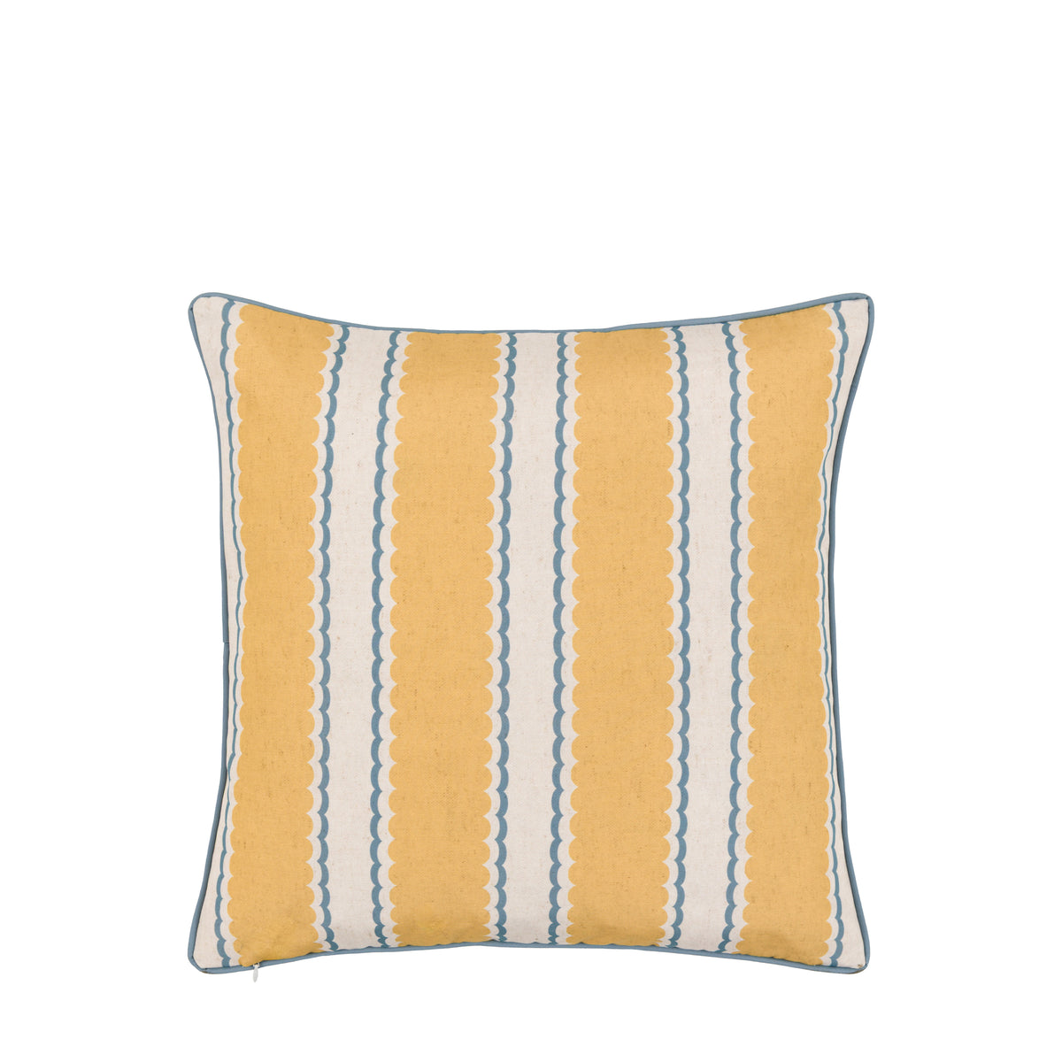 Gallery Direct Calivana Cushion Blue/Ochre Poly Filled - image 6