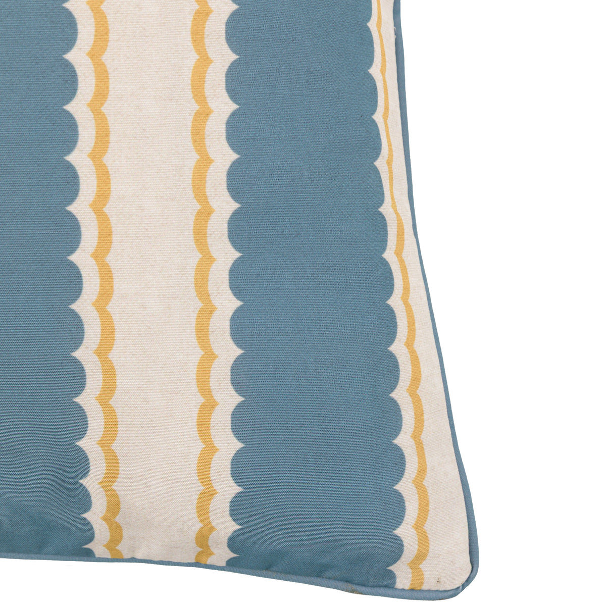 Gallery Direct Calivana Cushion Blue/Ochre Poly Filled - image 7