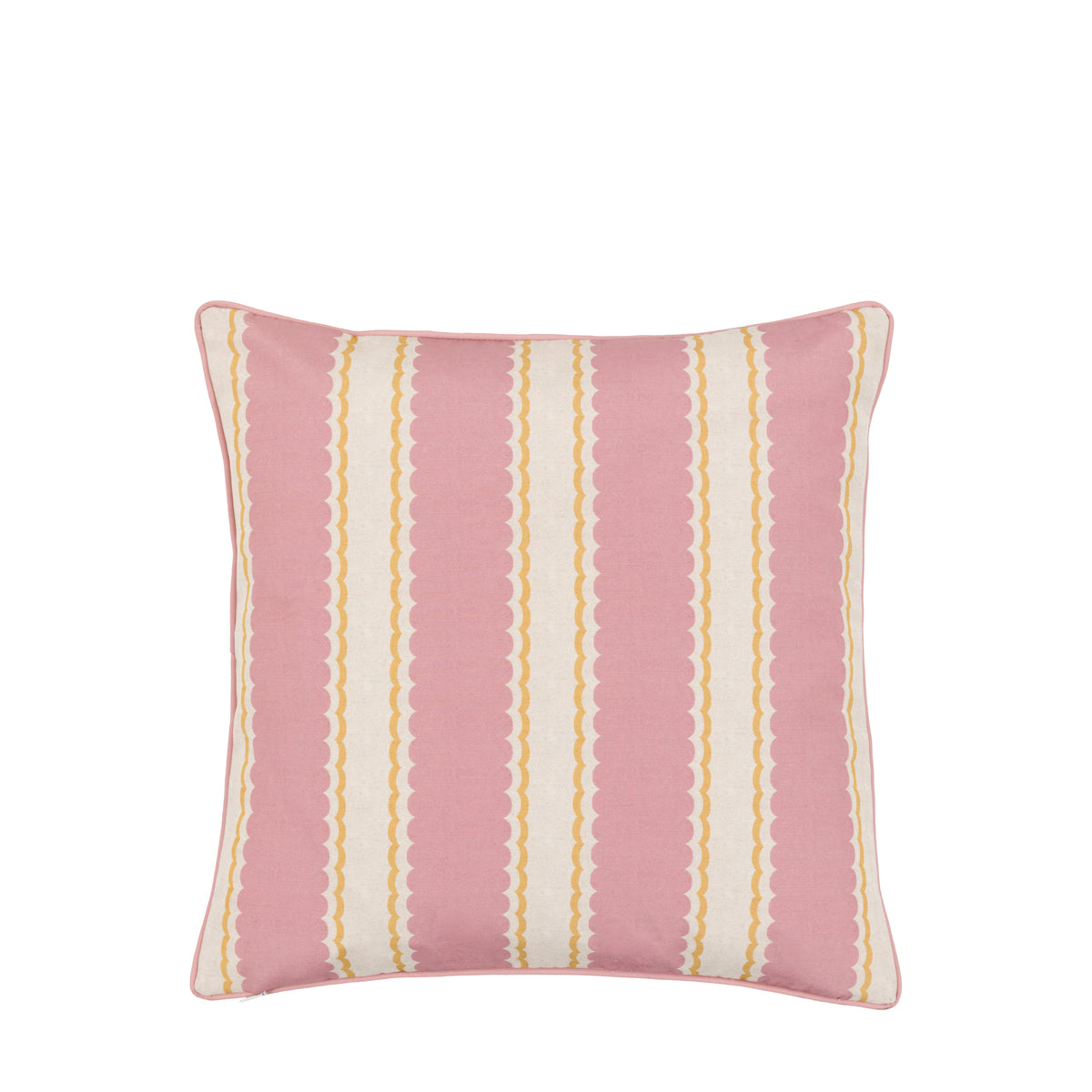 Gallery Direct Calivana Stripe Cushion Ochre/Pink Poly Filled - image 6