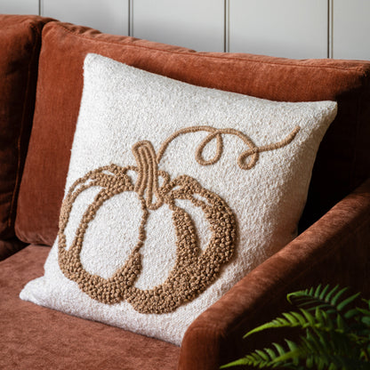 Gallery Direct Embroidered Pumpkin Cushion Poly Filled - image 1