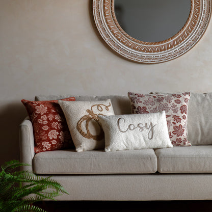 Gallery Direct Embroidered Pumpkin Cushion Poly Filled - image 4