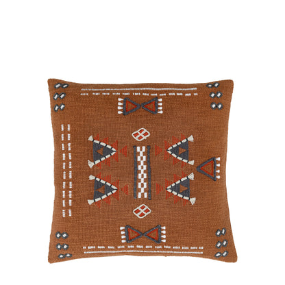 Gallery Direct Arlo Embellished Cushion Brown Feather Filled - image 2