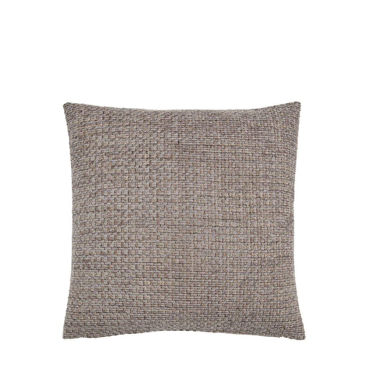 Gallery Direct Chenille Cushion Grey Poly Filled - image 2