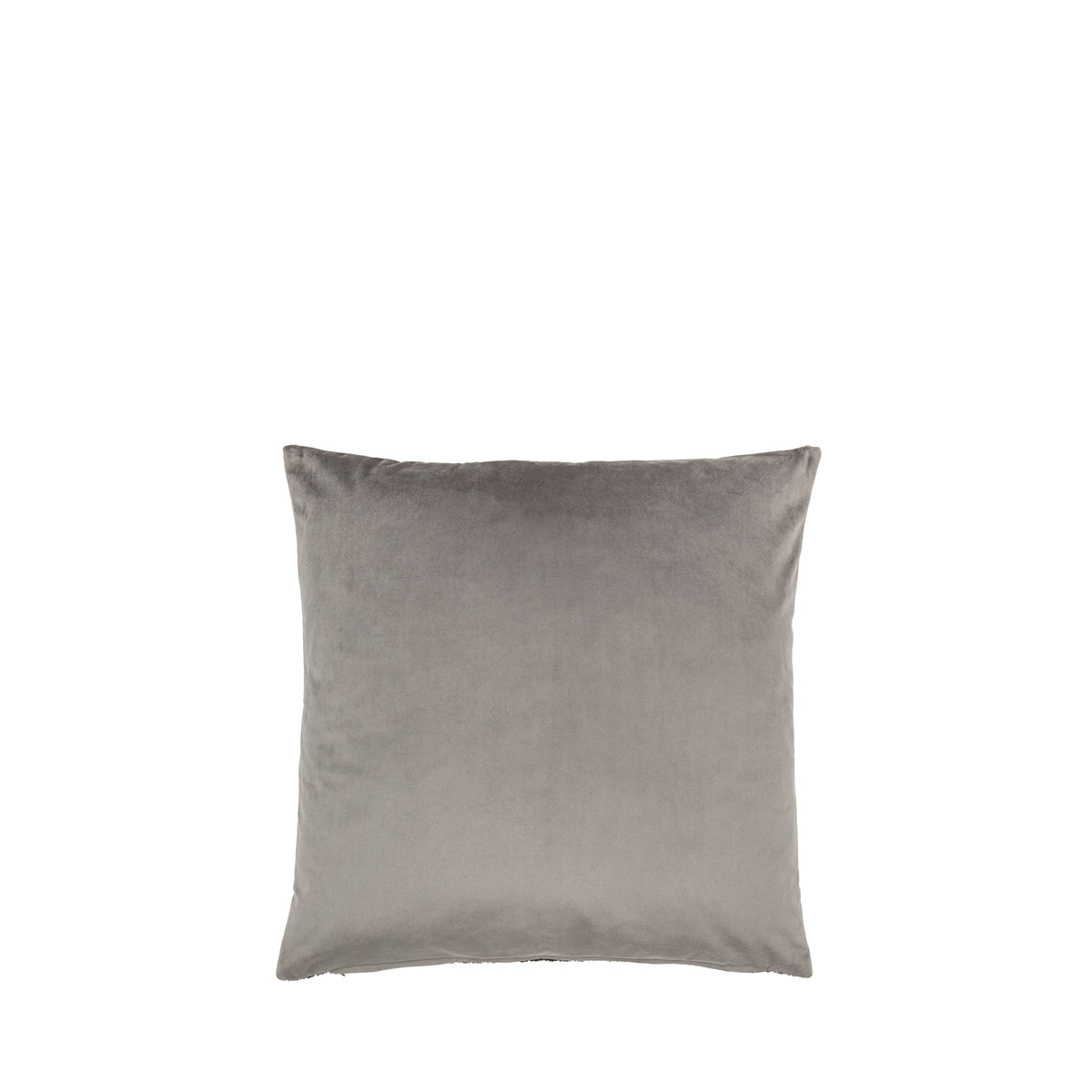 Gallery Direct Chenille Cushion Grey Poly Filled - image 7