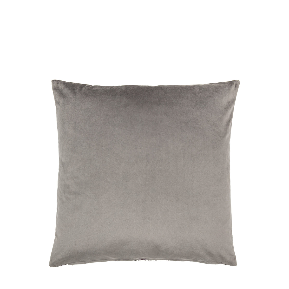 Gallery Direct Chenille Cushion Grey Poly Filled - image 8