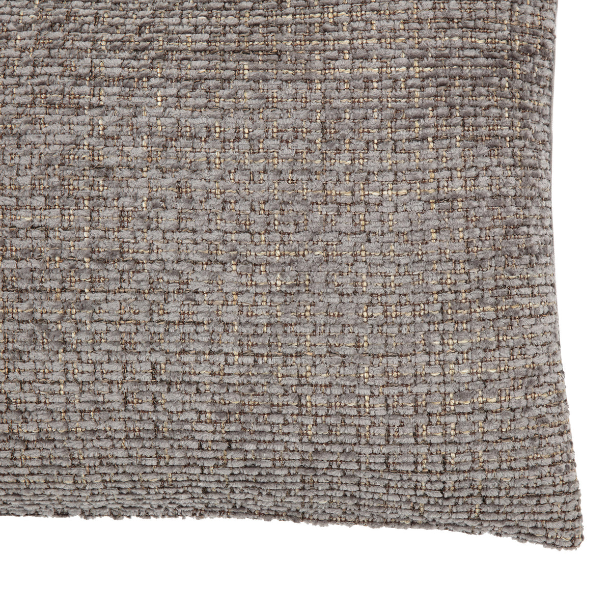 Gallery Direct Chenille Cushion Grey Poly Filled - image 9