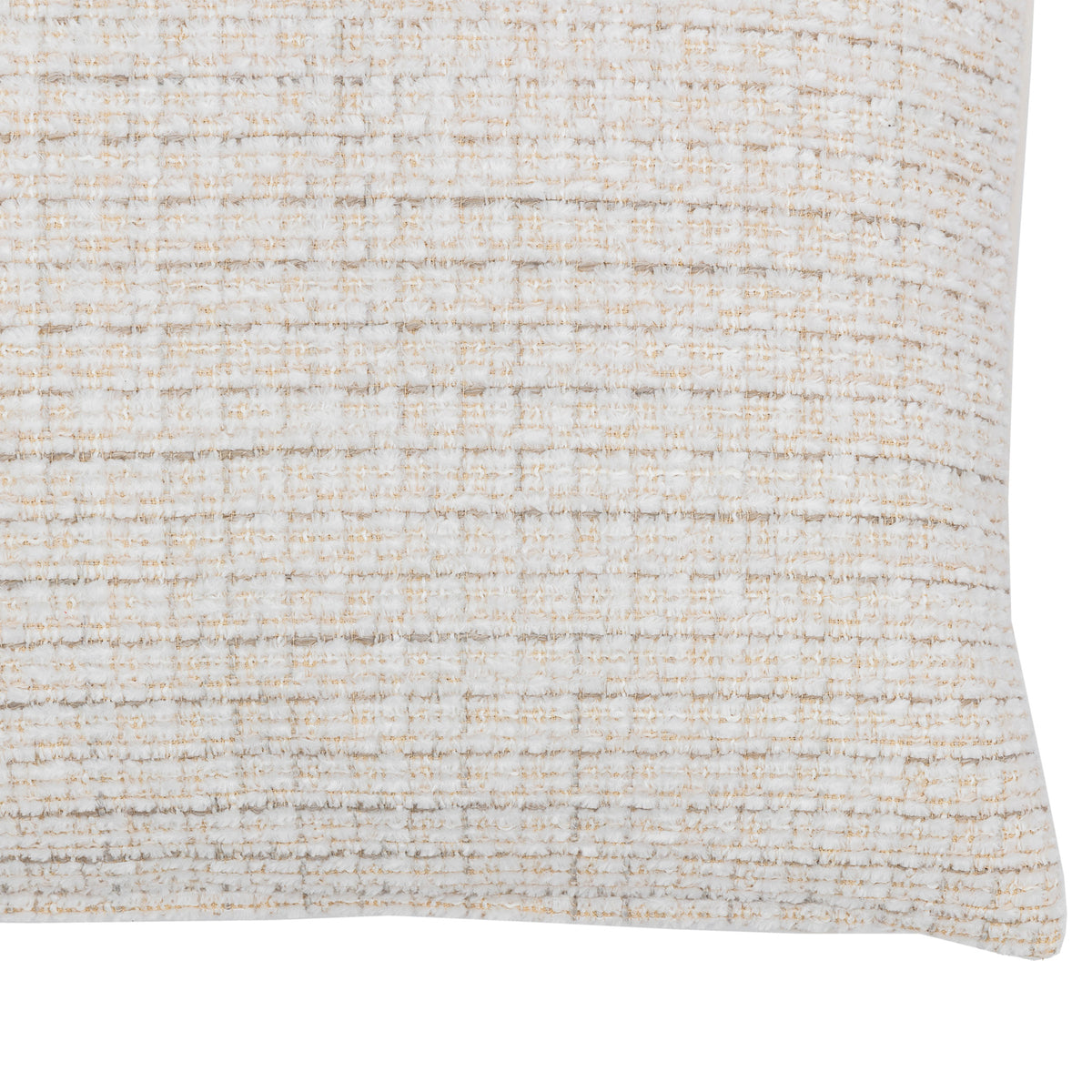 Gallery Direct Chenille Cushion Natural Poly Filled - image 9