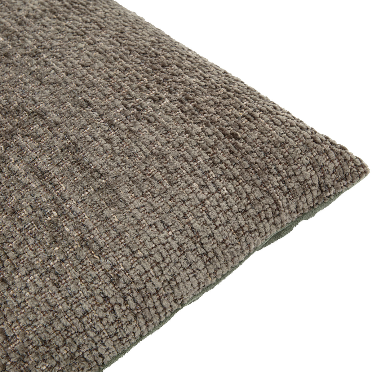 Gallery Direct Chenille Cushion Taupe Poly Filled - image 10