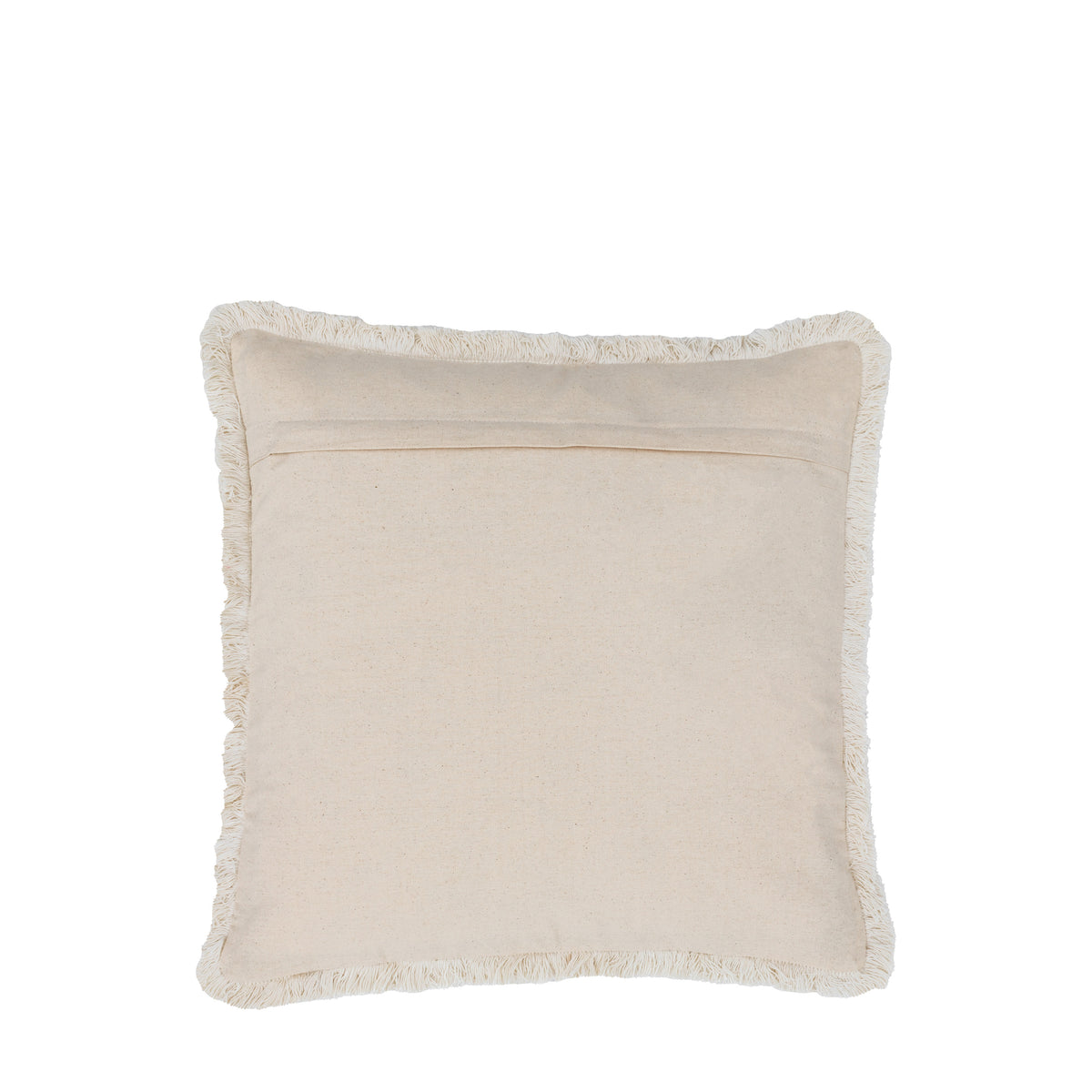 Gallery Direct Woodleigh Fringe Cushion Stone Feather Filled - image 5