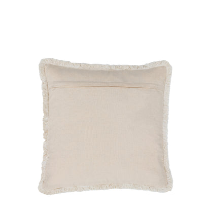 Gallery Direct Woodleigh Fringe Cushion Stone Feather Filled - image 5