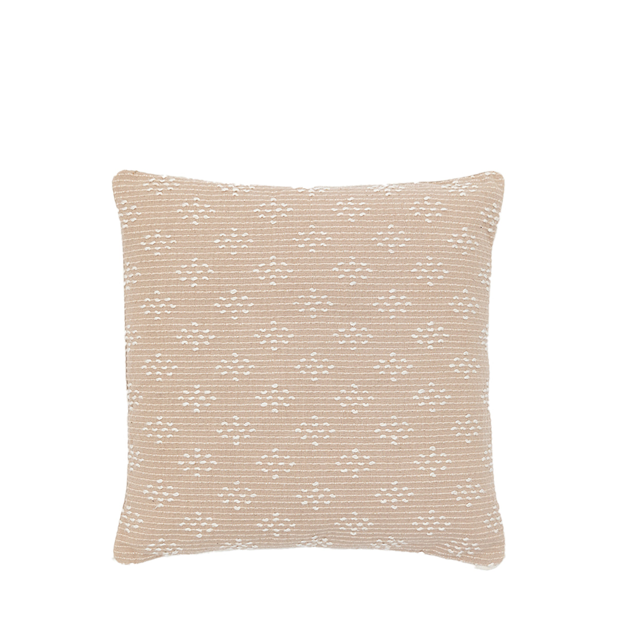 Gallery Direct Lanzo Woven Cushion Taupe Poly Filled - image 2