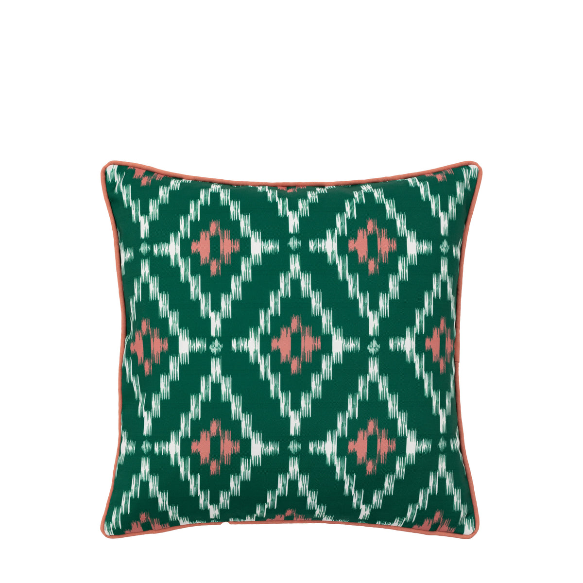 Gallery Direct Aroha Geo Printed Cushion Green Poly Filled - image 2