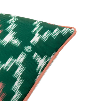 Gallery Direct Aroha Geo Printed Cushion Green Poly Filled - image 7