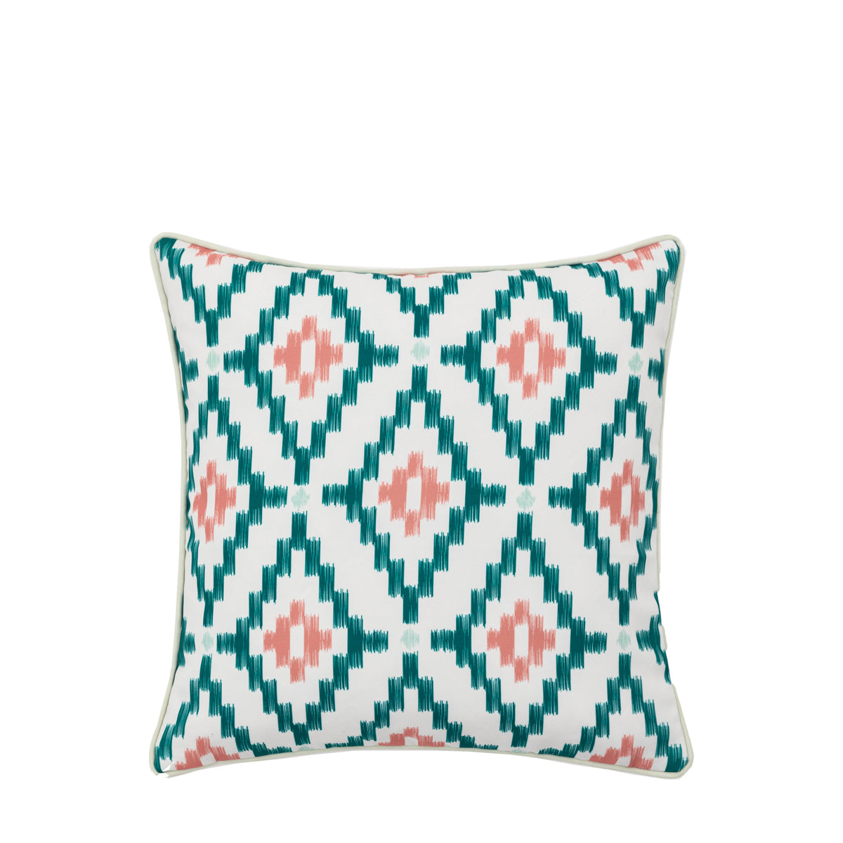 Gallery Direct Aroha Geo Printed Cushion Apricot Poly Filled - image 2