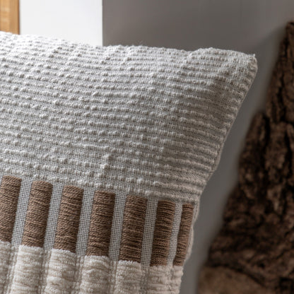 Gallery Direct Longshaw Woven Cushion Natural Poly Filled - image 3