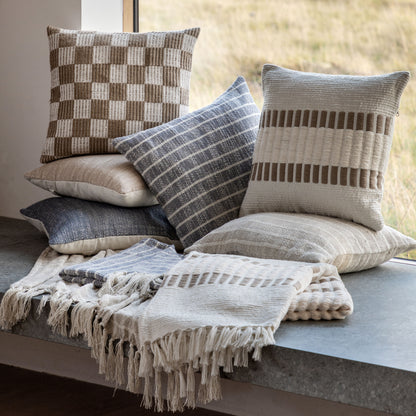Gallery Direct Longshaw Woven Cushion Natural Poly Filled - image 4
