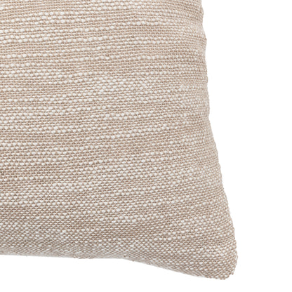 Gallery Direct Dunham Slub Cushion Taupe Poly Filled - image 5