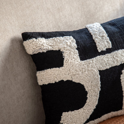 Gallery Direct Kalho Embroidered Cushion Midnight Feather Filled - image 3