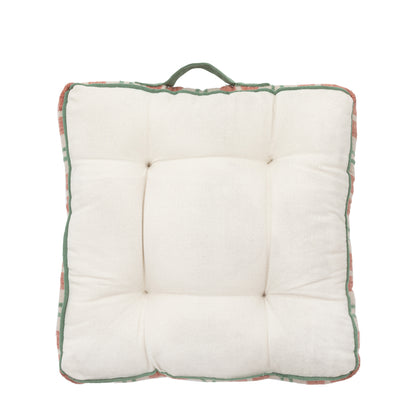 Gallery Direct Sina Stripe Woven Floor Cushion Apricot Poly Filled - image 6