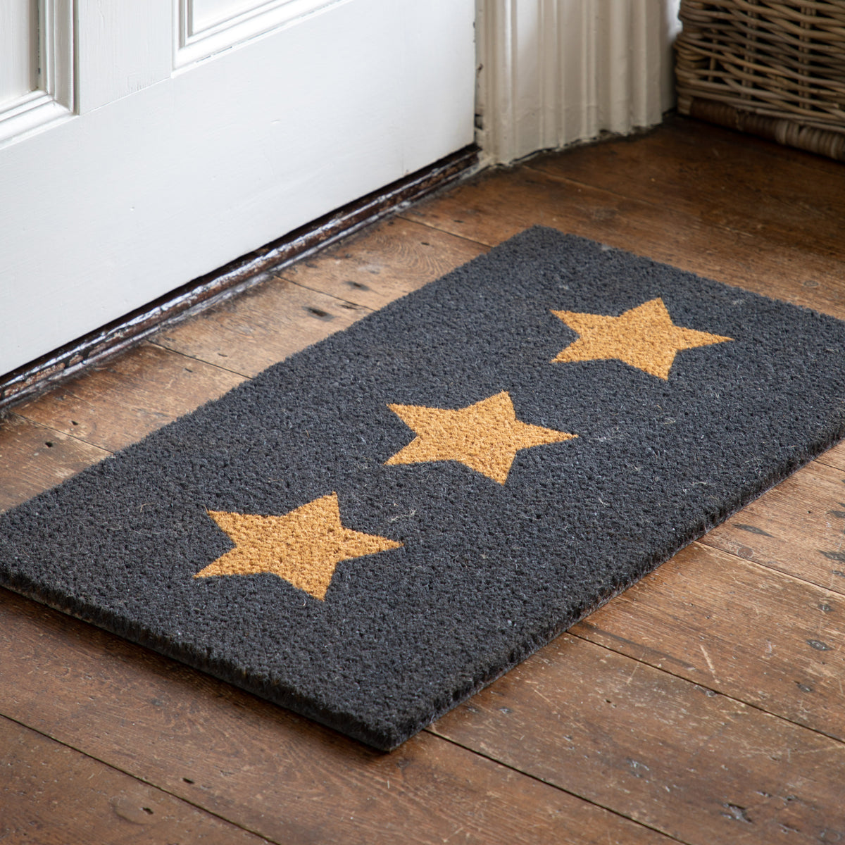 Gallery Direct Triple Star Coir Doormat - image 1