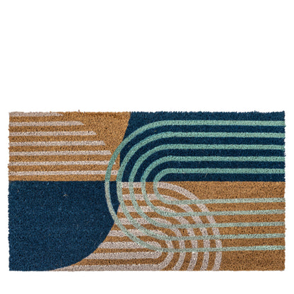 Gallery Direct Navy Arch Coir Doormat - image 2