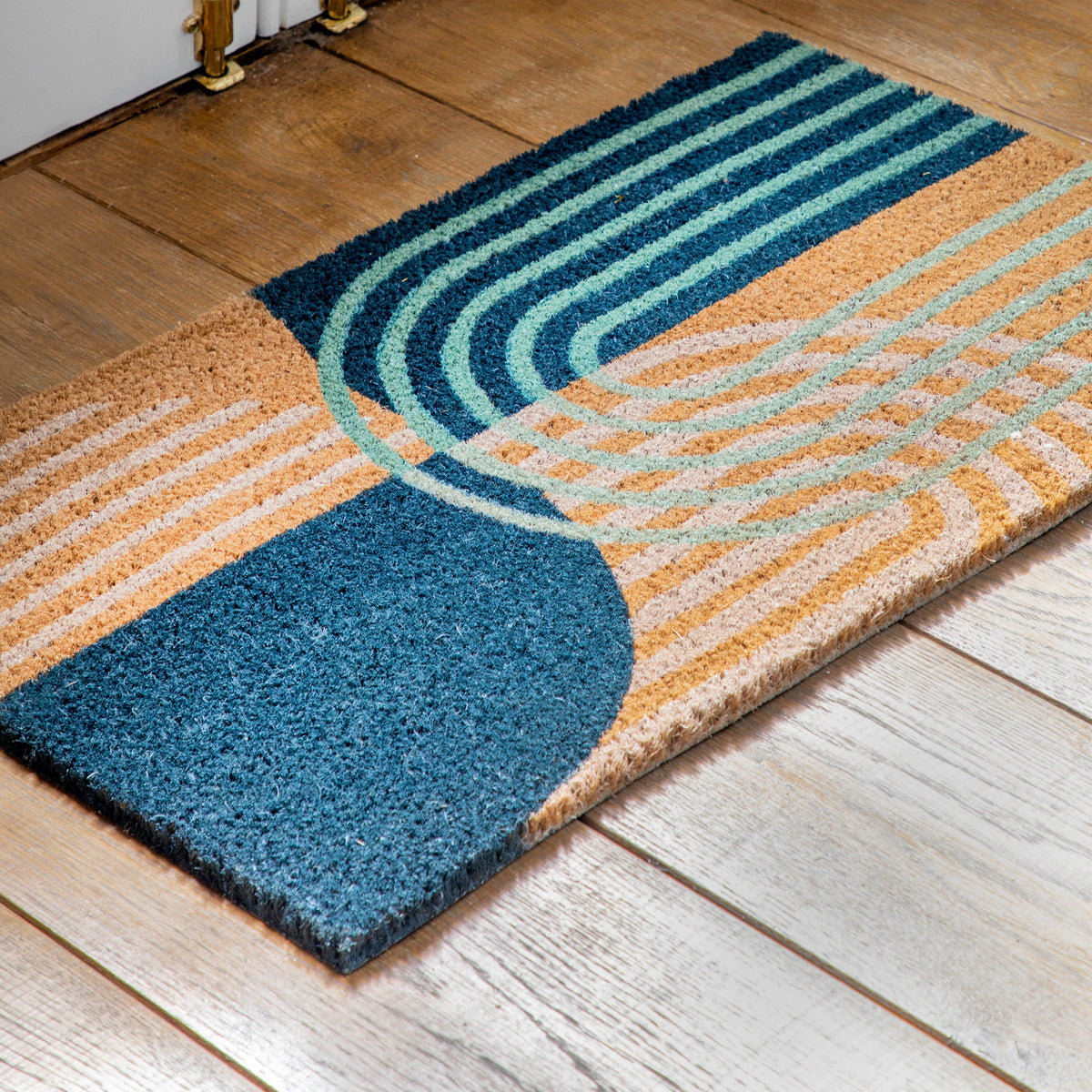 Gallery Direct Navy Arch Coir Doormat - image 4