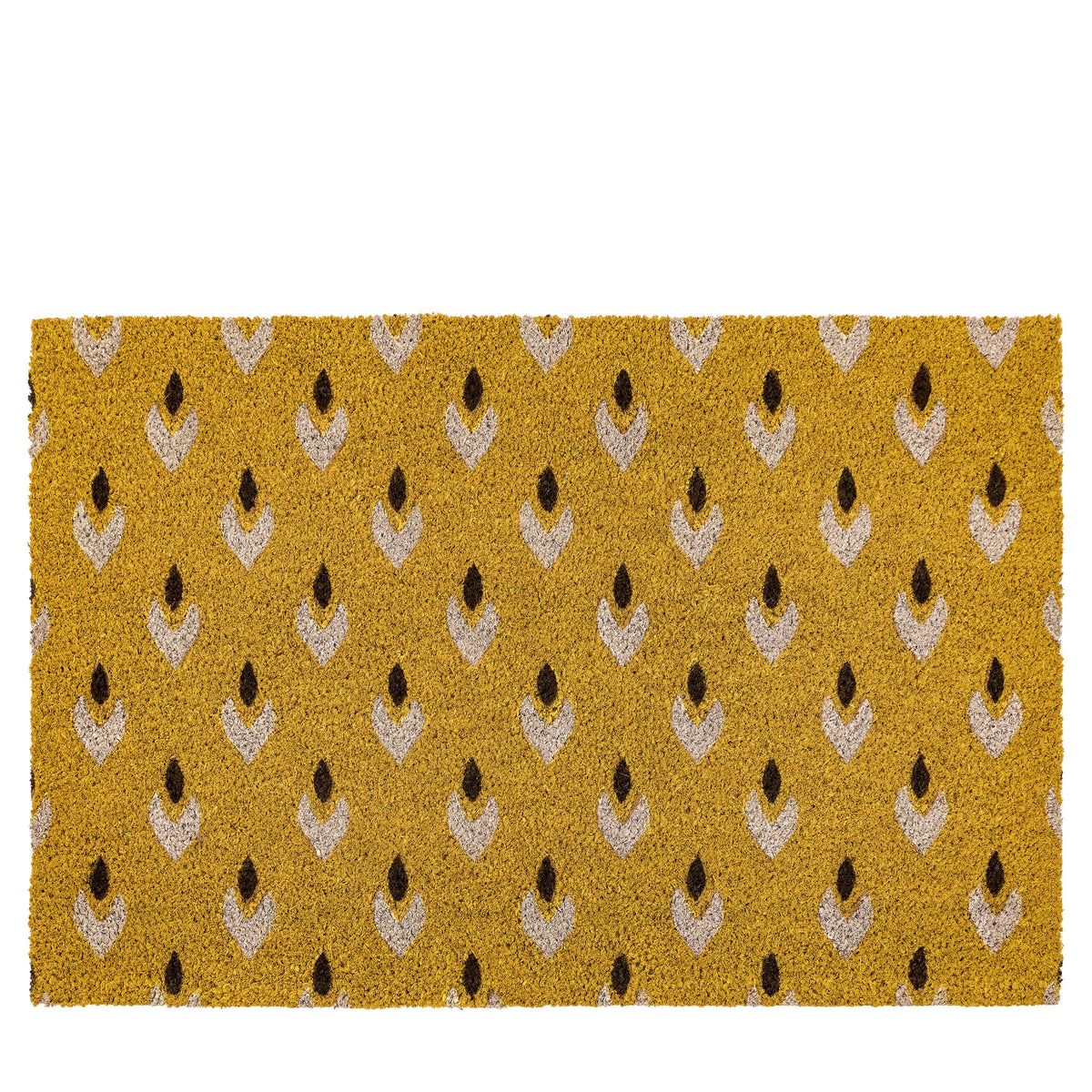 Gallery Direct Ikat Ochre Coir Doormat - image 2