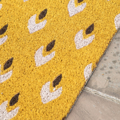 Gallery Direct Ikat Ochre Coir Doormat - image 4