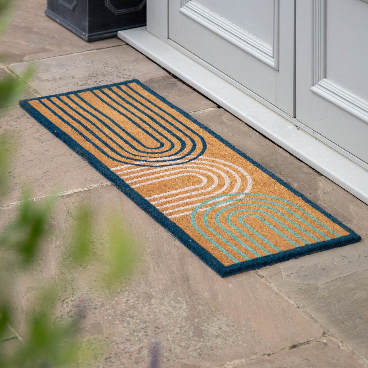 Gallery Direct Ikat Arch Double Doormat - image 1