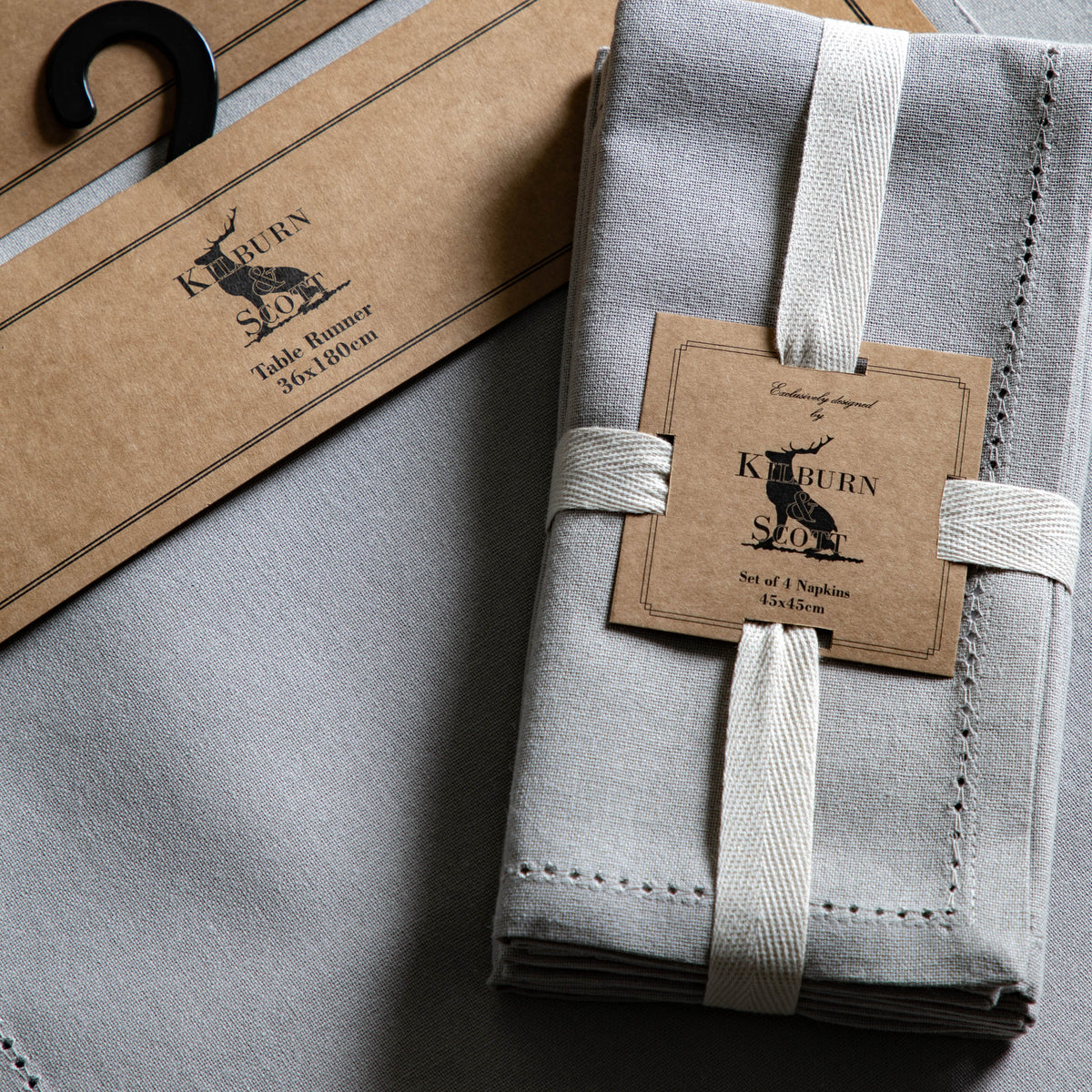 Gallery Direct Dove Napkin Grey (4pk) - image 4