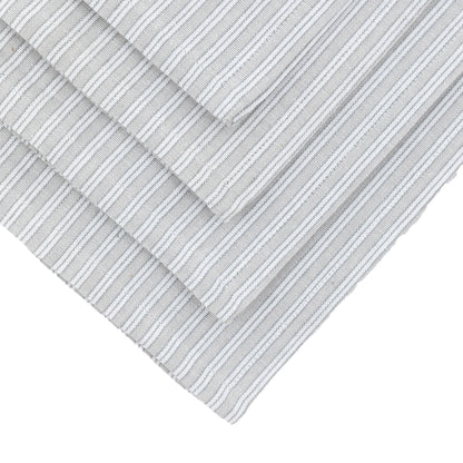 Gallery Direct Woven Striped Napkin Grey (4pk) - image 6